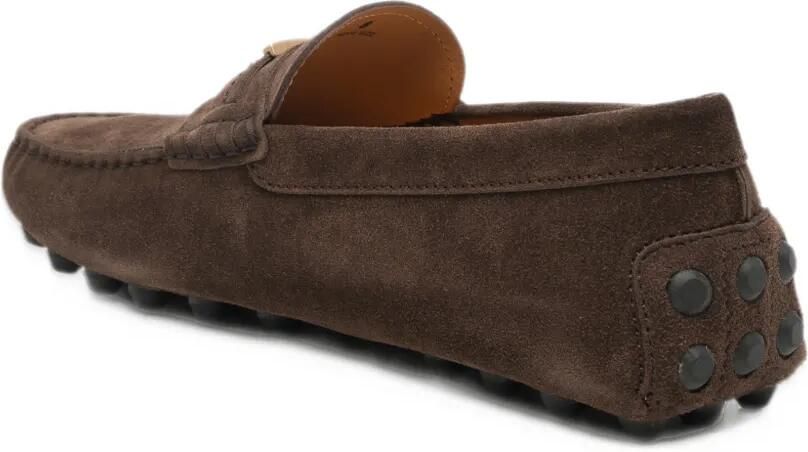 Tod's Gommino T Timeless suede loafers Bruin - Foto 2