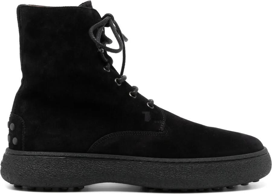 Tod's Heritage enkellaarzen Zwart