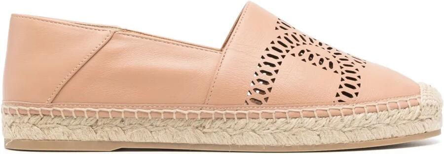 Tod's Kate leren espadrilles Beige