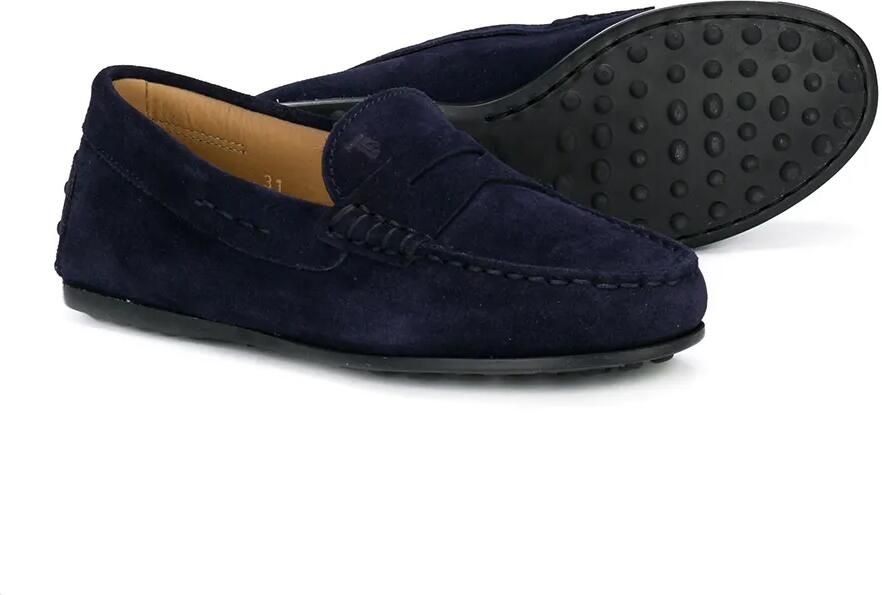 Tod's Kids classic loafers Blauw - Foto 3