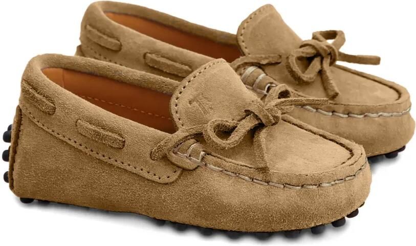 Tod's Kids Gommini loafers met strikdetail Bruin - Foto 2