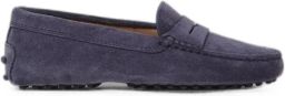Tod's Kids Gommino suède loafers Blauw