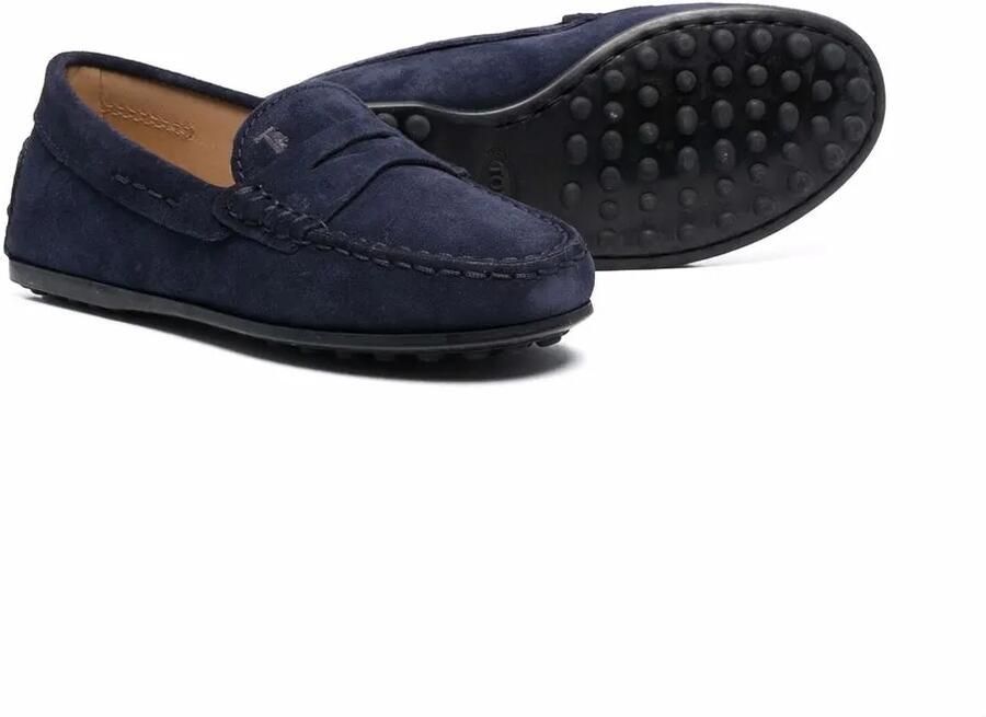 Tod's Kids Leren loafers Blauw - Foto 3