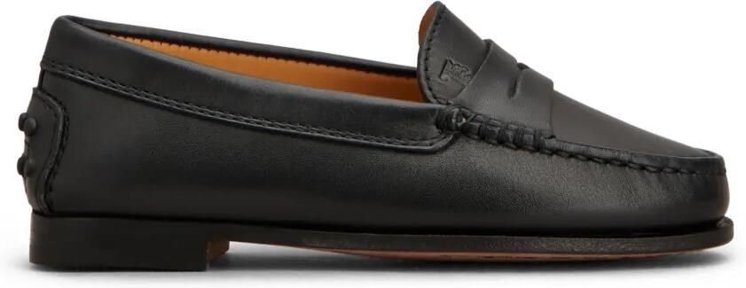 Tod's Kids Leren loafers Zwart