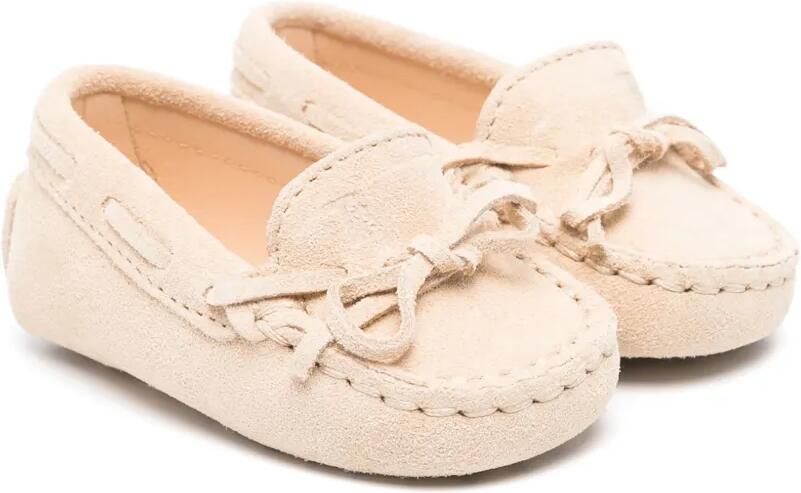 Tod's Kids Suède loafers Beige