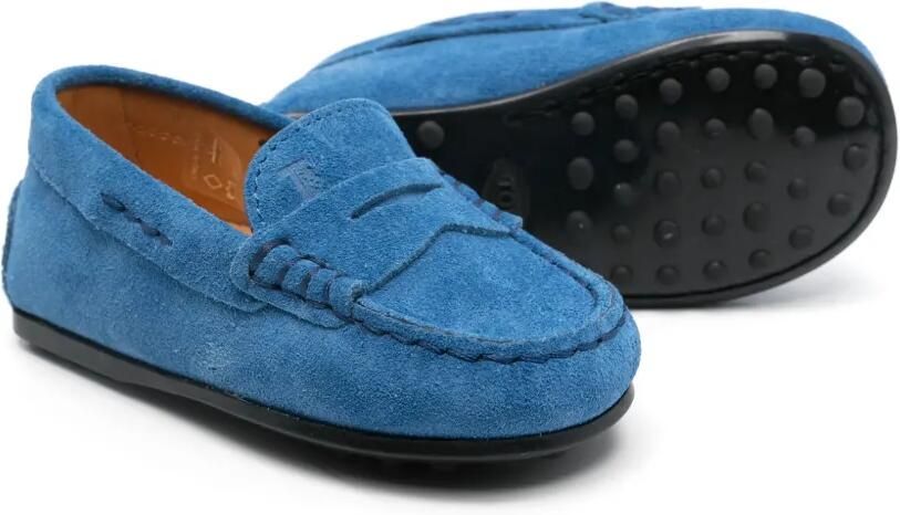 Tod's Kids Suède loafers Blauw - Foto 2