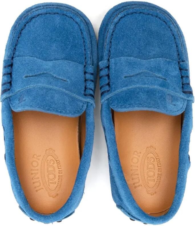 Tod's Kids Suède loafers Blauw - Foto 3