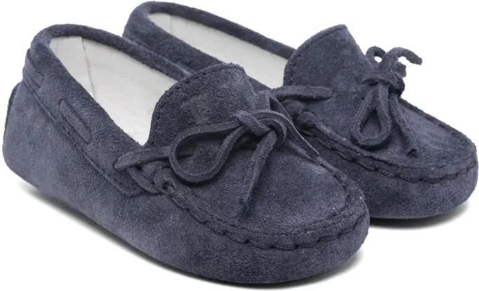 Tod's Kids Suède loafers Blauw