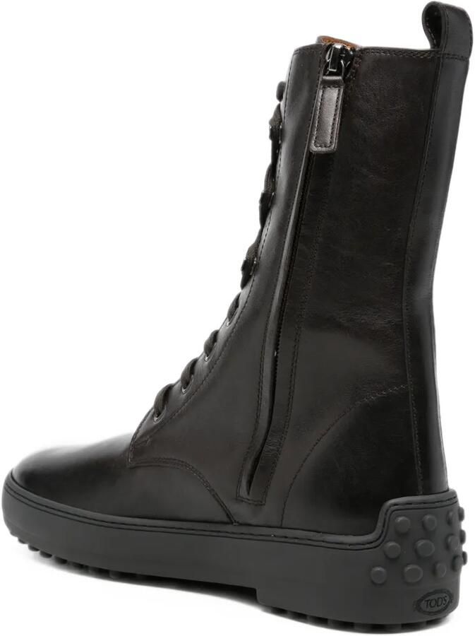 Tod's lace-up leather ankle boots Bruin - Foto 2