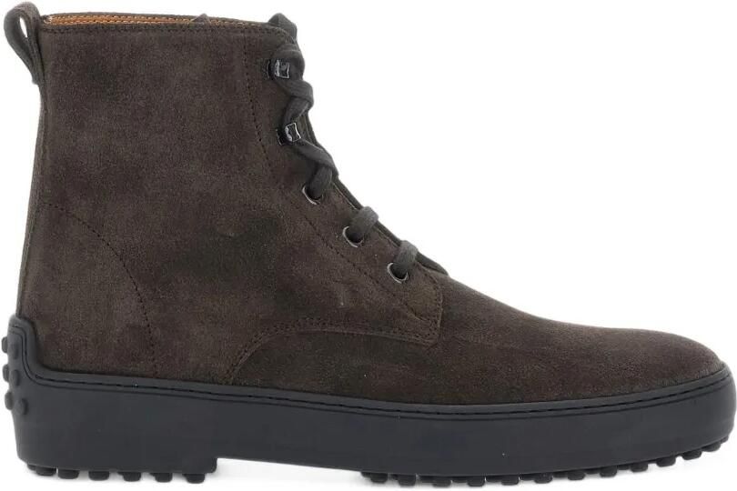 Tod's lace-up suede boots Bruin