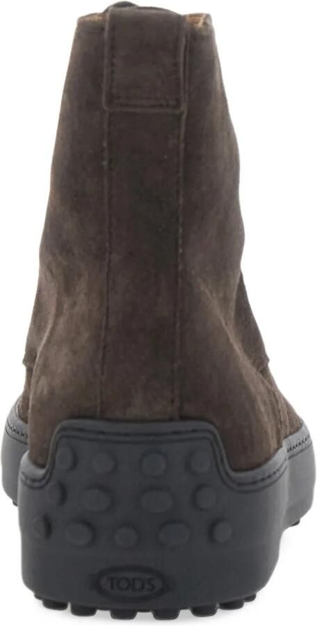Tod's lace-up suede boots Bruin - Foto 4