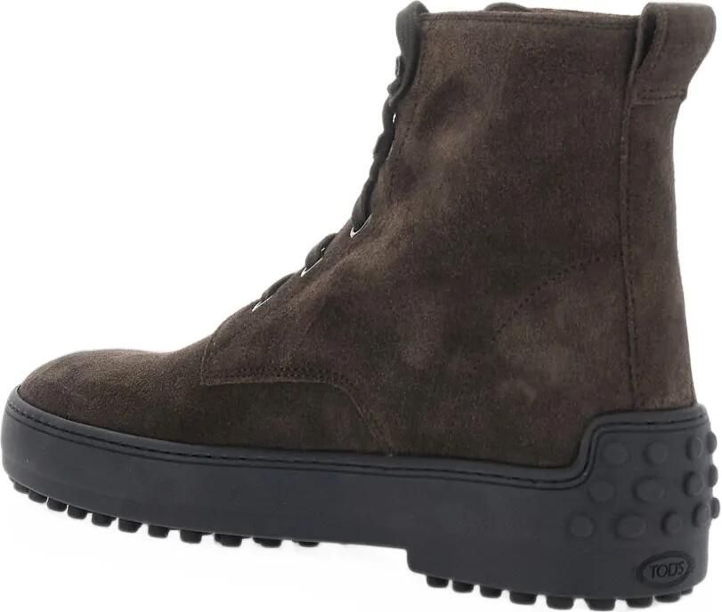 Tod's lace-up suede boots Bruin - Foto 3