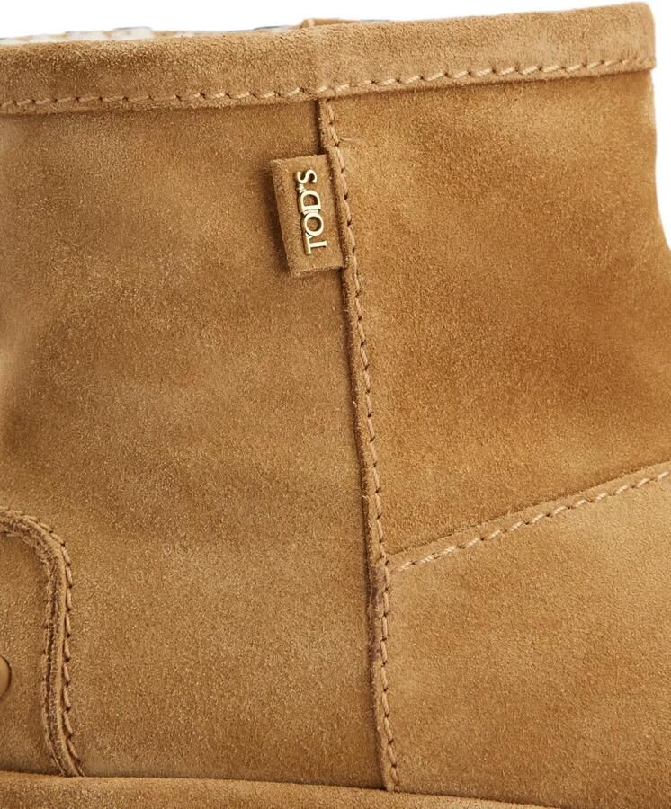 Tod's Lammy enkellaarzen Beige - Foto 2