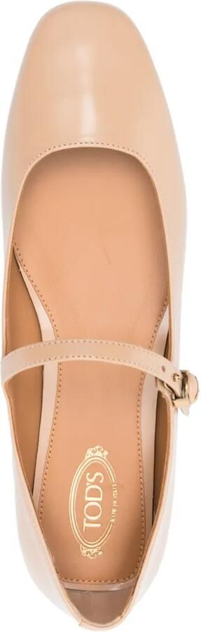 Tod's Leren ballerina's Beige - Foto 4