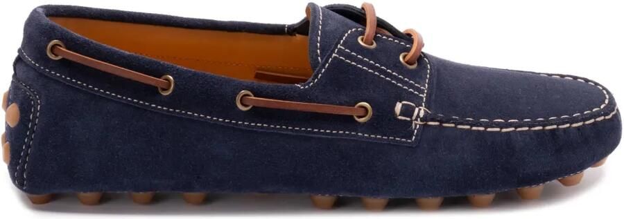Tod's Leren bootschoenen Blauw