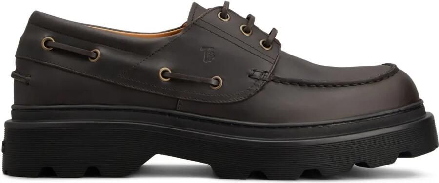Tod's Leren bootschoenen Bruin
