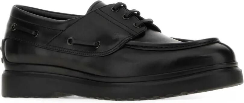 Tod's Leren bootschoenen met veters Zwart - Foto 2