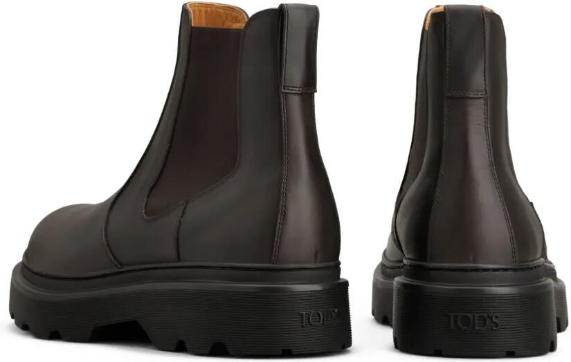 Tod's Leren Chelsea laarzen Bruin - Foto 4