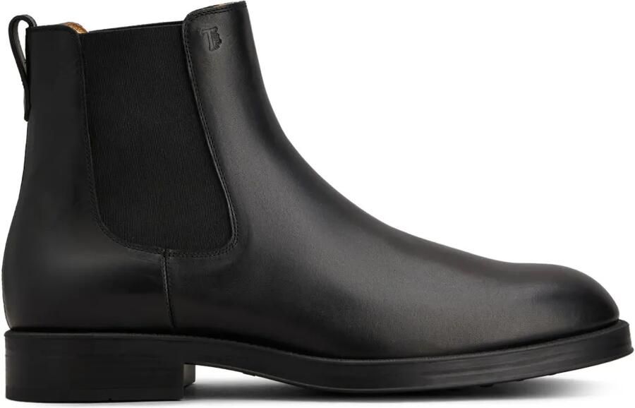 Tod's Leren Chelsea laarzen Zwart