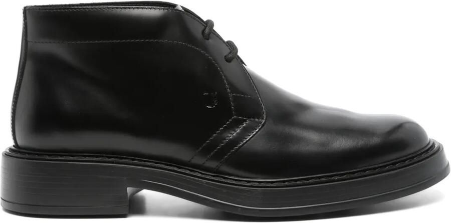 Tod's Leren desert laarzen Zwart