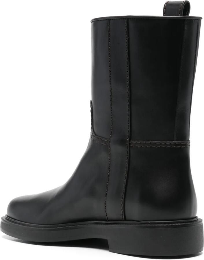 Tod's Leren enkellaarzen Zwart - Foto 3