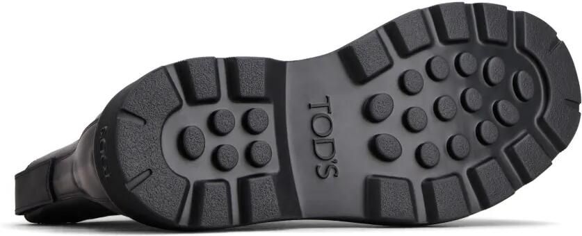 Tod's Leren enkellaarzen Zwart - Foto 4