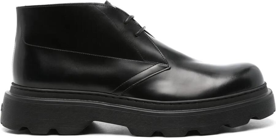 Tod's Leren enkellaarzen Zwart