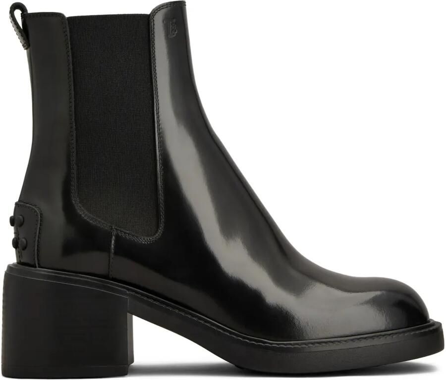 Tod's Leren enkellaarzen Zwart