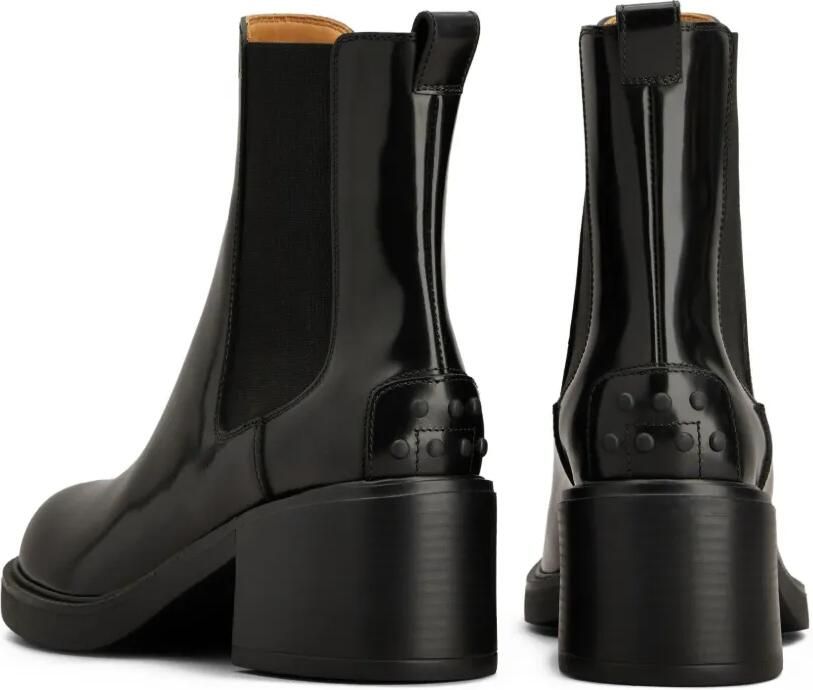 Tod's Leren enkellaarzen Zwart - Foto 3