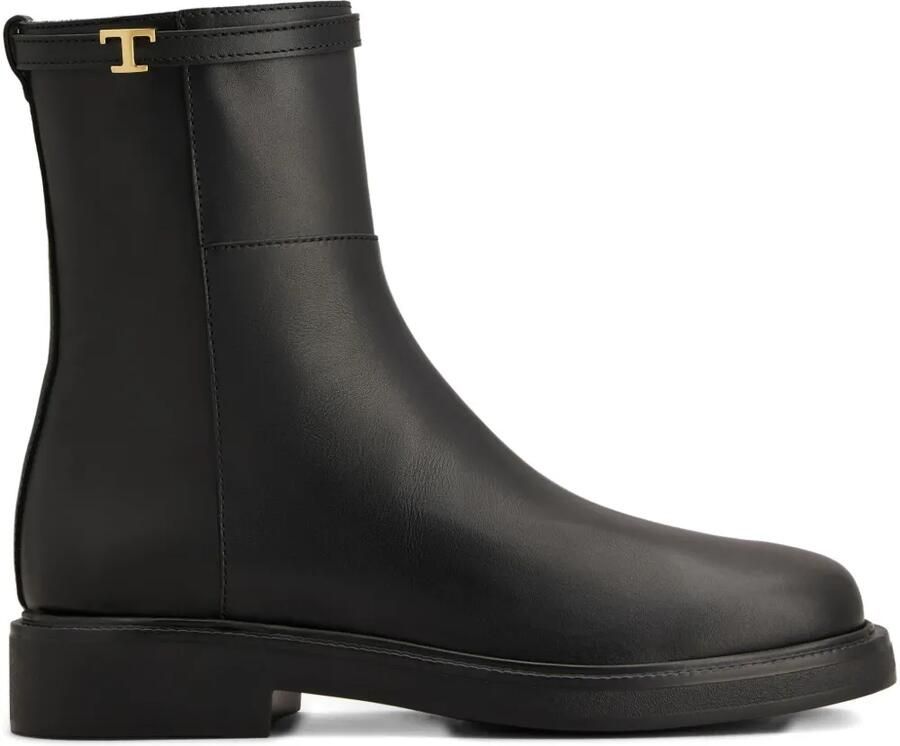 Tod's Leren enkellaarzen Zwart