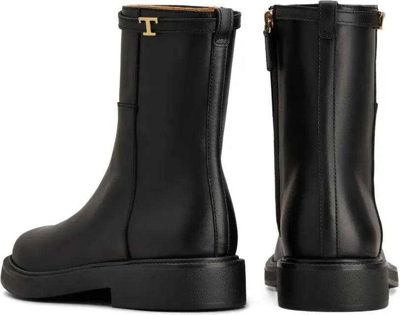 Tod's Leren enkellaarzen Zwart - Foto 4