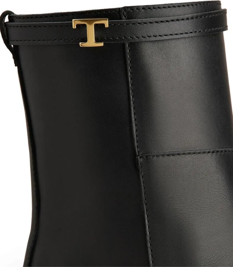 Tod's Leren enkellaarzen Zwart - Foto 2