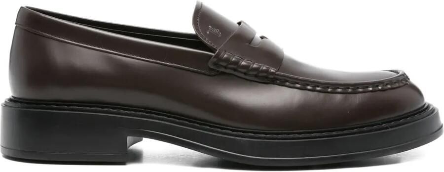 Tod's Leren loafers Bruin