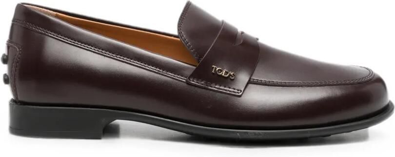 Tod's Leren loafers Bruin