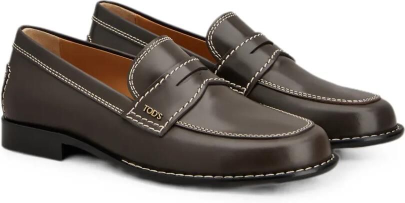 Tod's Leren loafers Bruin - Foto 4