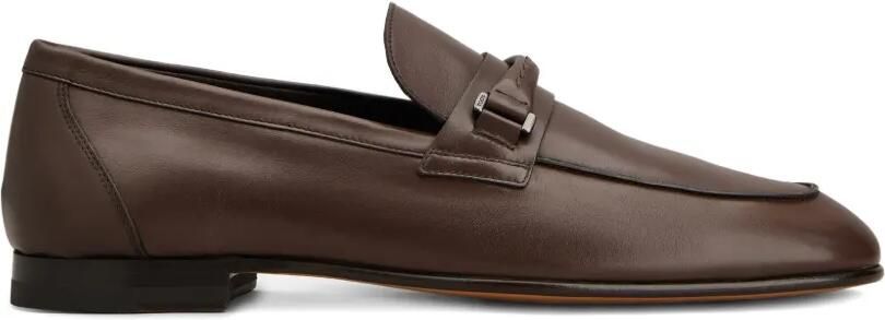 Tod's Leren loafers met bandje Bruin