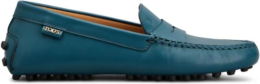 Tod's Leren loafers met bewerkte details Blauw