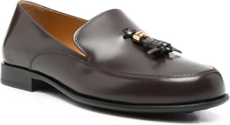 Tod's Leren loafers met kwastje Bruin - Foto 2