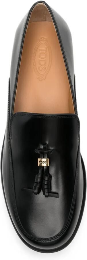 Tod's Leren loafers met kwastjes Zwart - Foto 3
