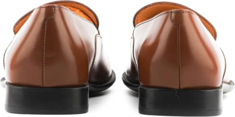 Tod's Leren loafers met logoplakkaat Bruin - Foto 3