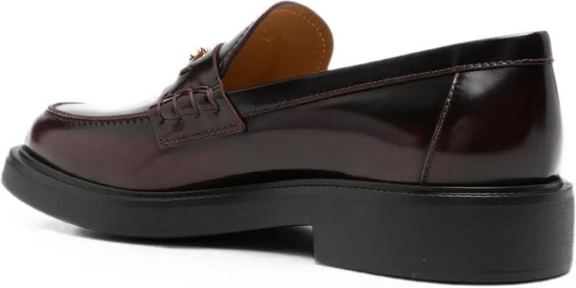 Tod's Leren loafers met logoplakkaat Rood - Foto 2