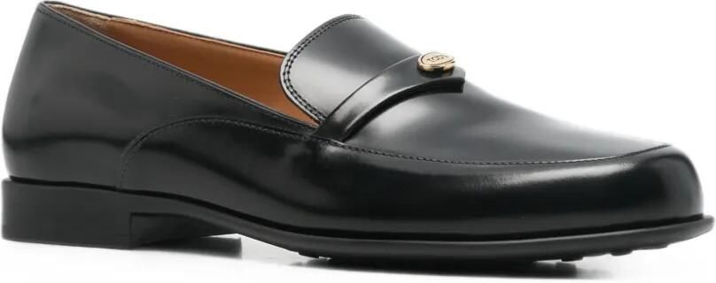 Tod's Leren loafers met logoplakkaat Zwart - Foto 3