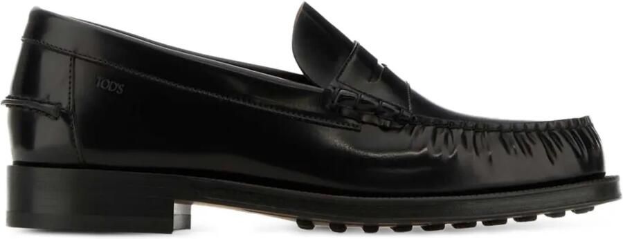 Tod's Leren loafers Zwart