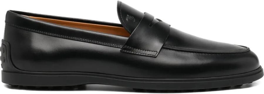 Tod's Leren loafers Zwart