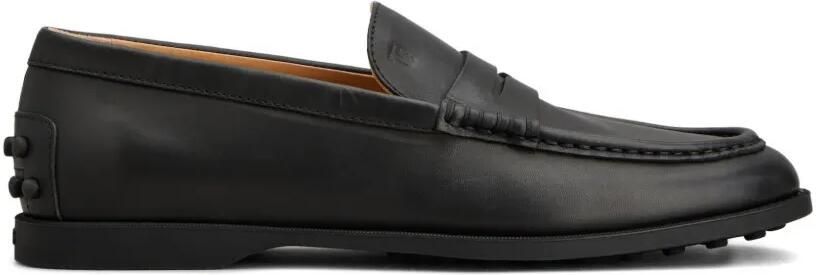 Tod's Leren loafers Zwart