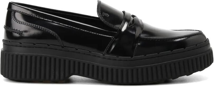 Tod's Leren loafers Zwart