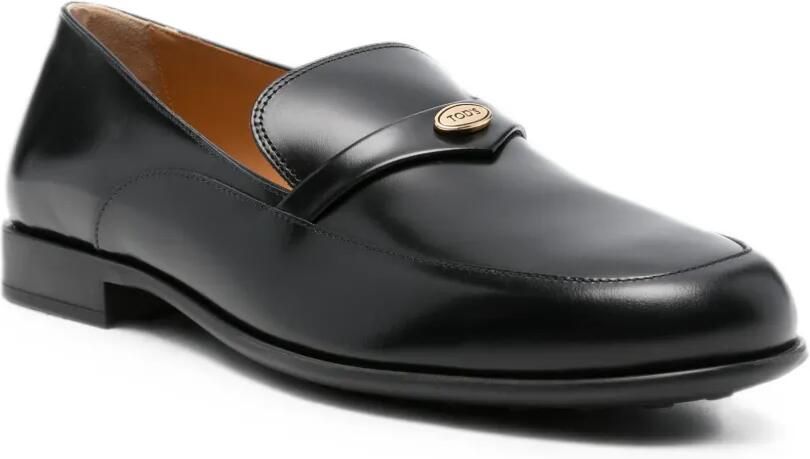 Tod's Leren loafers Zwart