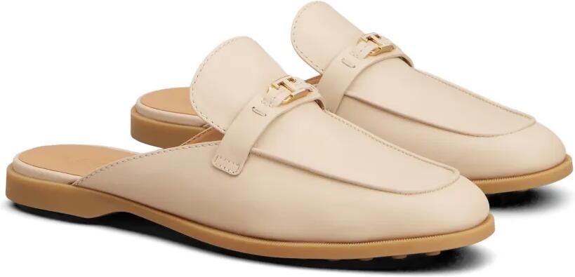 Tod's Leren muiltjes Beige - Foto 5