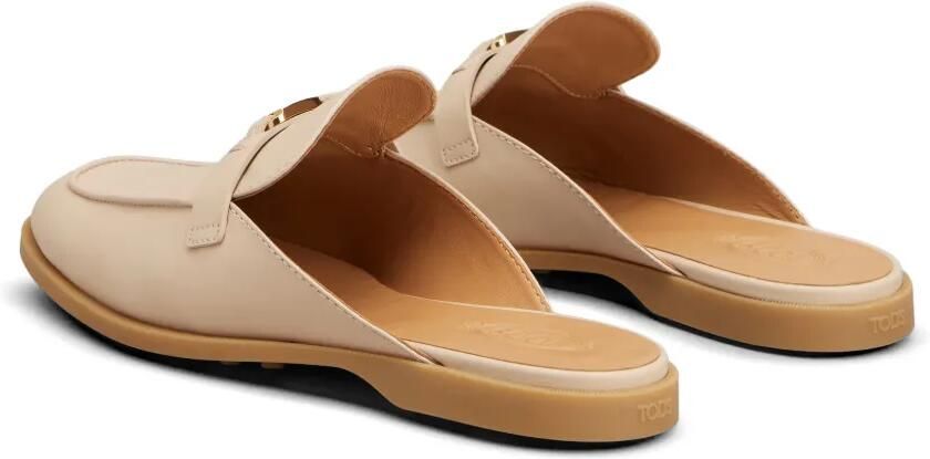 Tod's Leren muiltjes Beige - Foto 3