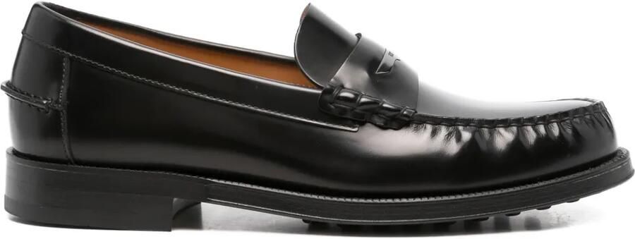 Tod's Leren penny loafers Zwart
